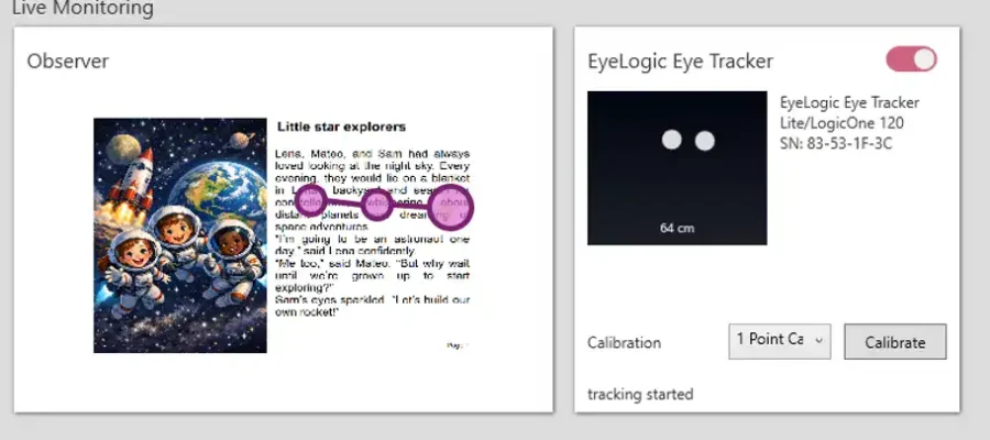 InsightLab live monitoring