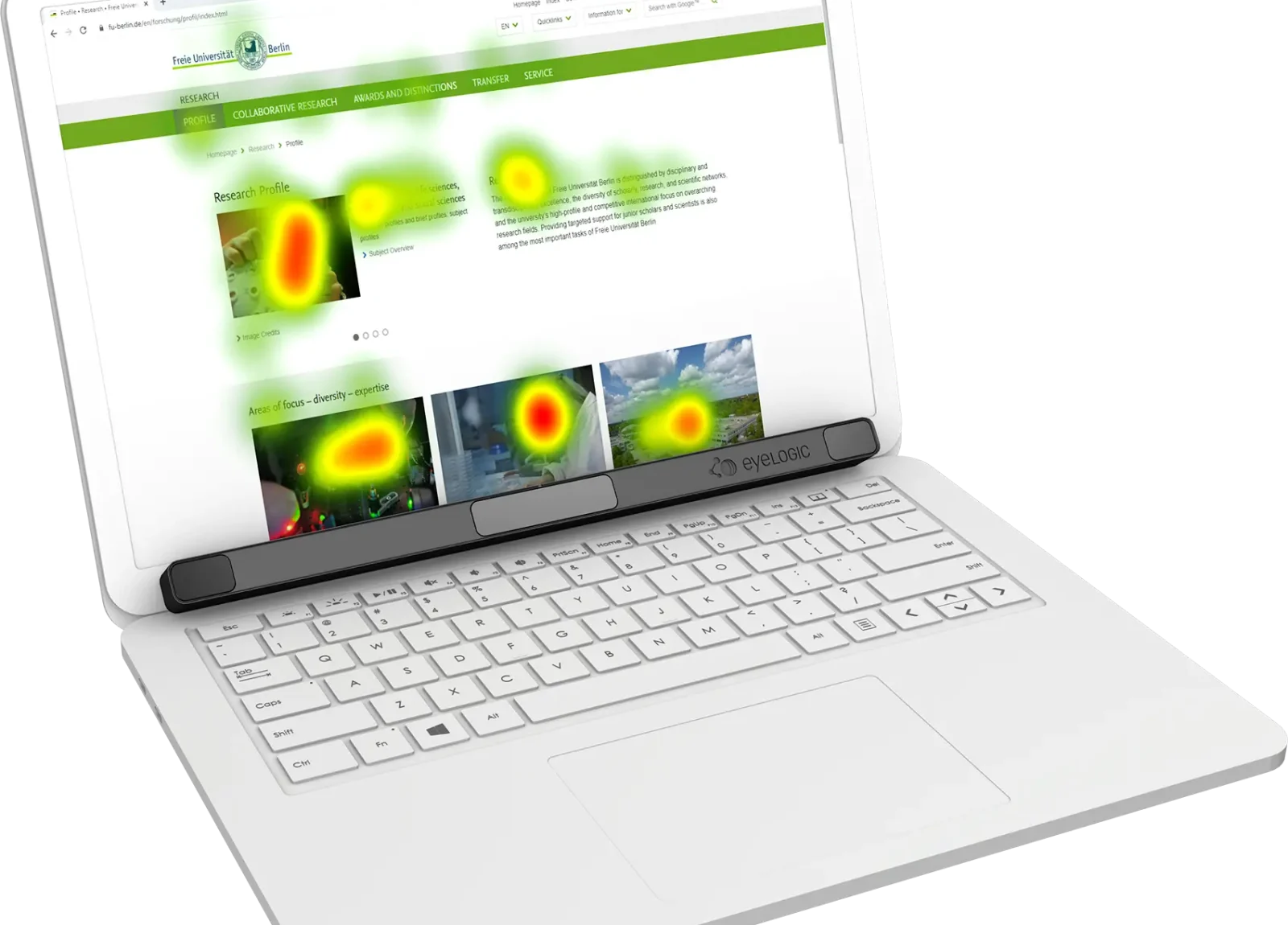 Lite laptop setup heat map