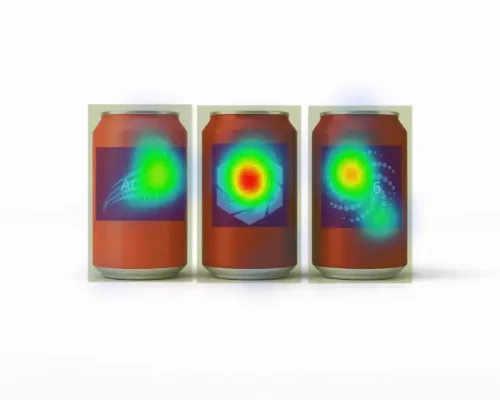 eyetracking market research product comparision heat map AOI 02